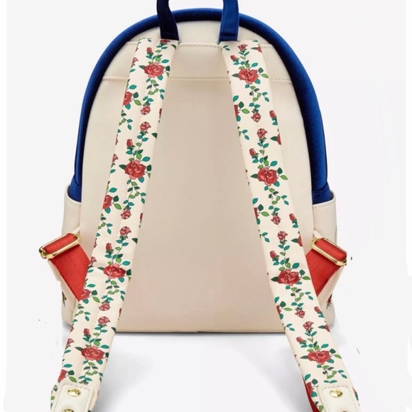 New Loungefly Disney Beauty and the Beast
Velvet Mini Backpack. - Picture 3 of 6